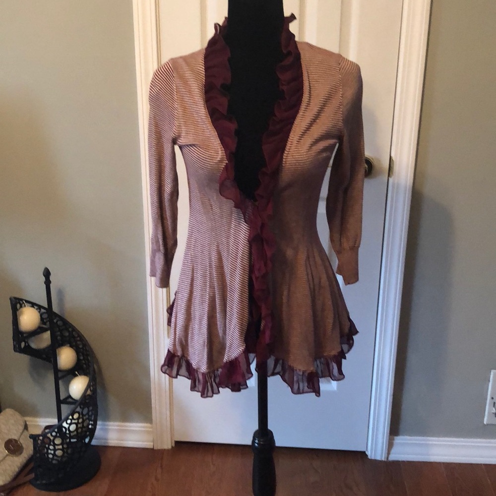Ruffled Stripe top